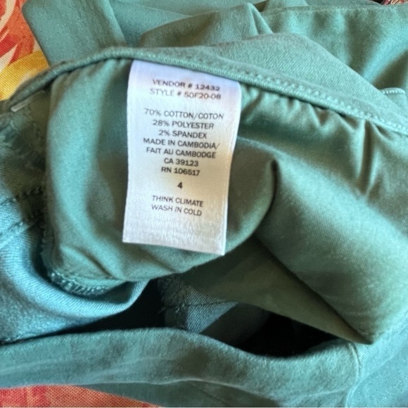 Northern Reflections Pull On Teal Pants Size 4 NWT - Picture 10 of 10